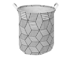 Корзина IDEA HOME TC-39 круг. ткан. Geometry 40x50 см