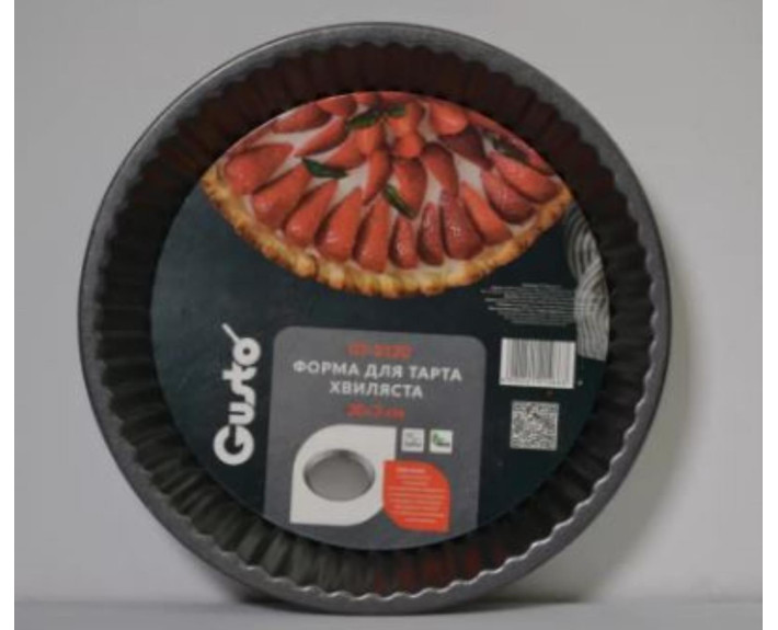 Форма для тарта хвиляста GUSTO 20*3 см GT-3120