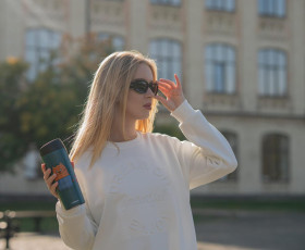 Термокухоль Ardesto Coffee time Red Cat, 450мл, нержавіюча сталь, синій