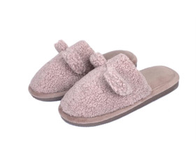 Капці домашні дитячі HS хутрянi TEDDI pink р.30/31