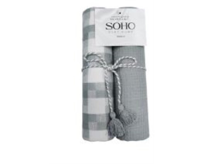 Набір рушників 40*60см бавовна 100% Silver 2шт. SOHO