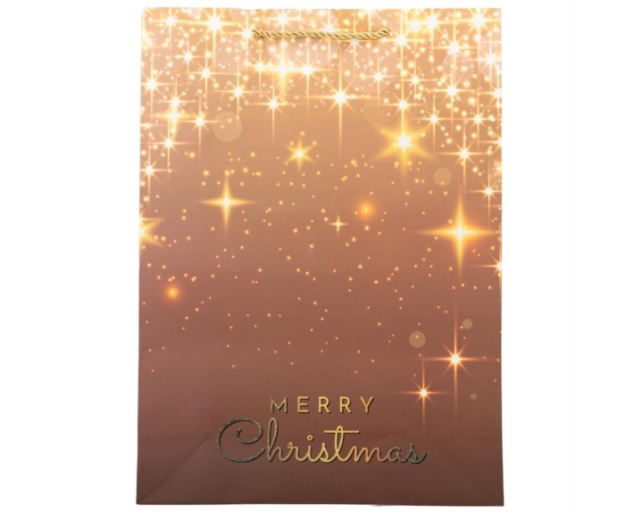 Подарунковий пакет "Merry Christmas", 30*41,5 см * Рандомний вибір дизайну