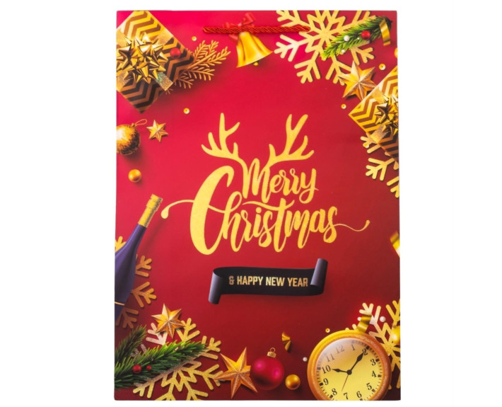 Подарунковий пакет "Christmas", 30*41,5 см * Рандомний вибір дизайну
