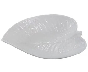 Блюдо LED LEAF DEEP / овал./ 26.5X21X4.5 см