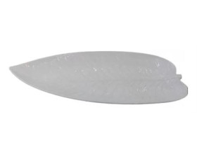 Блюдо LED LEAF FLAT / овал./ 39х10.5 см