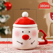Чашка LED NY SNOWMAN /380 мл в уп.