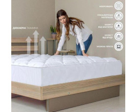 Наматрацник готельний 090*200*35 LUX ELITE с бортом щіль.250
