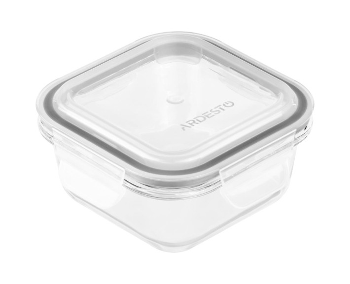 Контейнер для зберігання харчових продуктів Ardesto Gemini.0,3л,боросилікатне скло,пластик,квад.проз