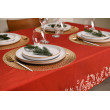 Скатерть Ardesto Happy Holidays 140х180см, 90% полиэстер, 10% хлопок, красный