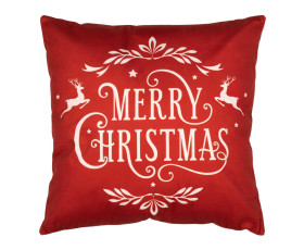 Подушка декор.Ardesto Happy Holidays 45х45см,100% поліестер,червоний