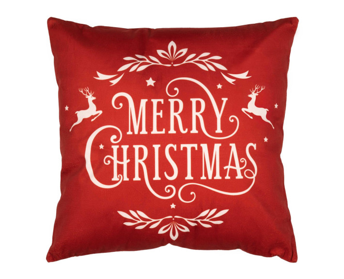 Подушка декор.Ardesto Happy Holidays 45х45см,100% полиэстер,красный
