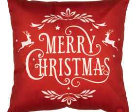 Подушка декор.Ardesto Happy Holidays 45х45см,100% полиэстер,красный