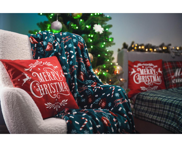 Подушка декор.Ardesto Happy Holidays 45х45см,100% полиэстер,красный