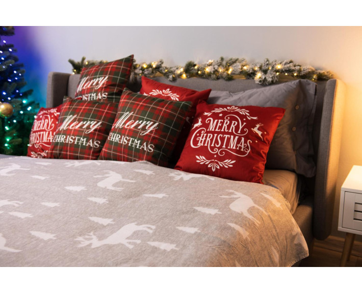 Подушка декор.Ardesto Happy Holidays 45х45см,100% полиэстер,красный