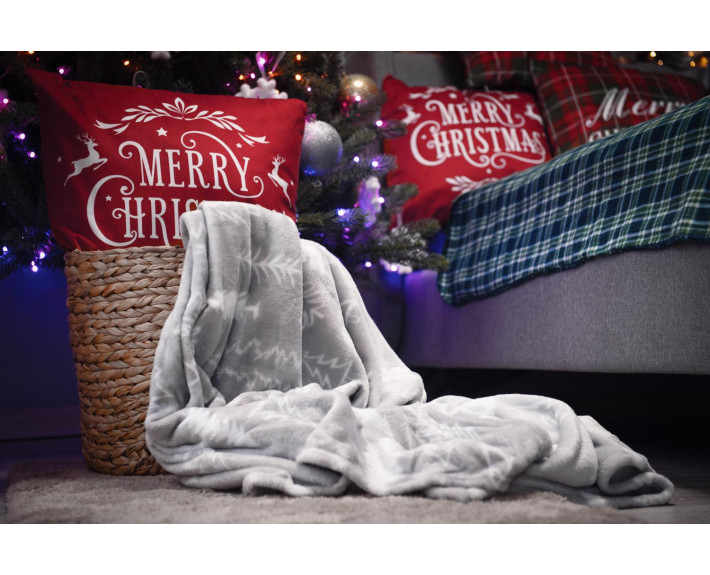 Подушка декор.Ardesto Happy Holidays 45х45см,100% полиэстер,красный