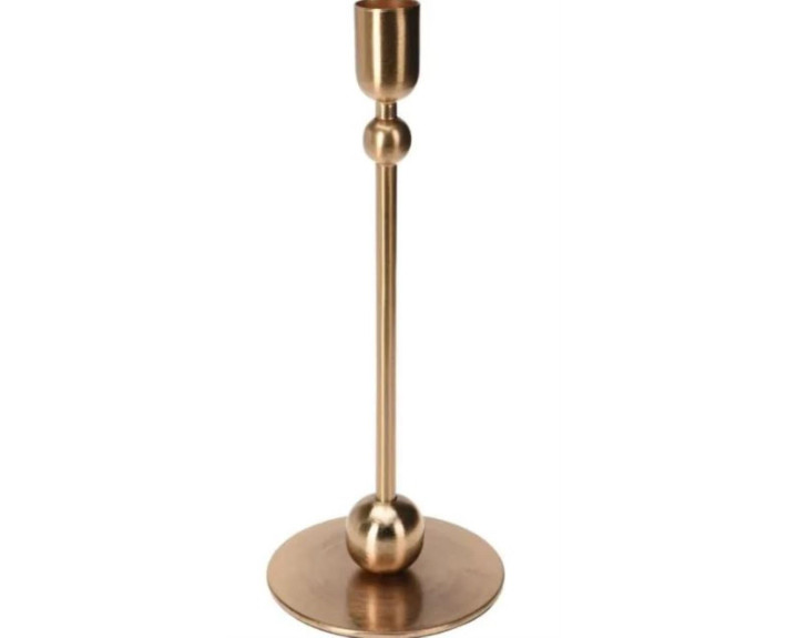 Підсвічник CANDLE 10,5*25,золот.,алюміній,ТМ Koopman,Нідерланди
