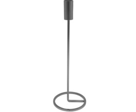 Підсвічник CANDLE 10,5*31,срібний,метал,ТМ Koopman,Нідерланди