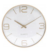 Годинник настінний 30*30см, білий,пластик, ТМ Koopman,Нідерланди