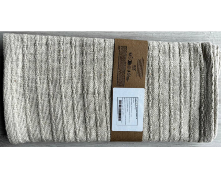 Ранер PLAID 40*150см,беж,бавовна,ТМ Koopman,Нідерланди