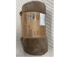 Плед 125X150см. коричневий, фліс FLEECE BLANKET ТМ Koopman,Нідерланди