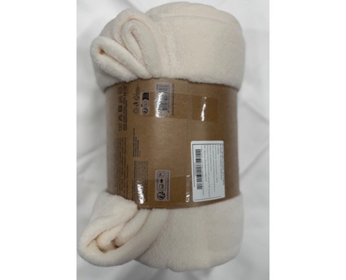 Плед 125X150см.бежевий, фліс FLEECE BLANKET ТМ Koopman,Нідерланди