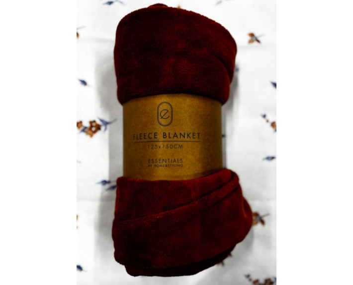 Плед 125X150см. табак, флис FLEECE BLANKET ТМ Koopman, Нидерланды