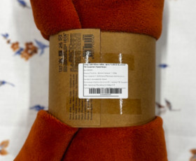 Плед 125X150см. табак, флис FLEECE BLANKET ТМ Koopman, Нидерланды
