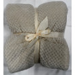 Плед 130X170см кремовий, фліс FLEECE BLANKET ТМ Koopman,Нідерланди