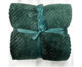 Плед 130X170см зелений, фліс FLEECE BLANKET ТМ Koopman,Нідерланди