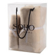 Набір  рушників 35*75+70*140см бавовна 100% Bow Cream SOHO