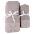Набір рушників 35*75+70*140см бавовна 100% Bow Grey SOHO