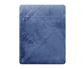 Покривало 200*230 см VELUR Deep Blue SOHO