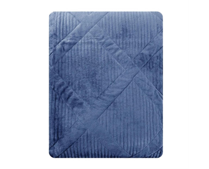 Покривало 200*230 см VELUR Deep Blue SOHO