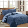 Покривало 200*230 см VELUR Deep Blue SOHO
