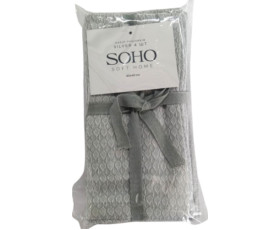 Набір рушників 40*40см бавовна 100% Silver 4 шт. SOHO