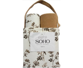 Набір  рушників 40*60см бавовна 100% Biege 3 шт. SOHO
