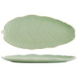 Блюдо LIMITED EDITION LEAF GREEN GOLD / 30x16.8 см /овальне
