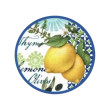 Доска для нарезки / подставка под горячее / круглая 16см LIMITED EDITION LEMON