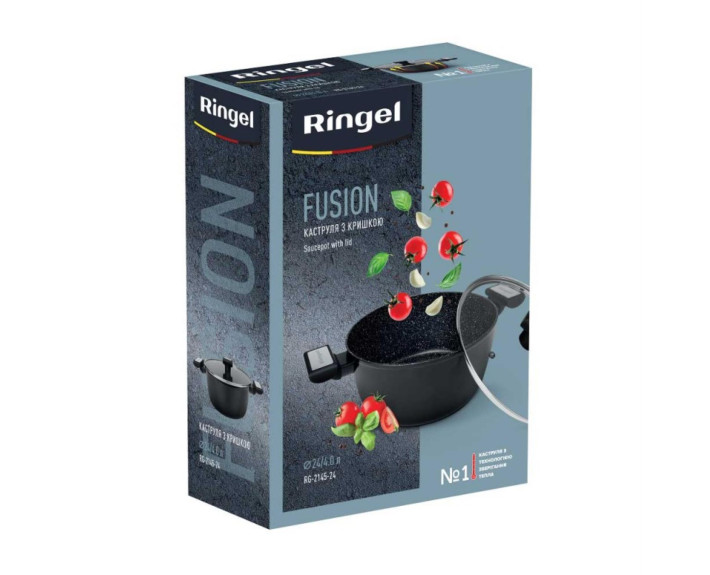 Каструля 24 см з кришкою RINGEL Fusion