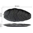 Блюдо LIMITED EDITION LEAF BLACK / 30x16.8 см /овальное