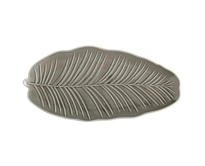 Блюдо LIMITED EDITION LEAF GREY / 30x16.8 см /овальное