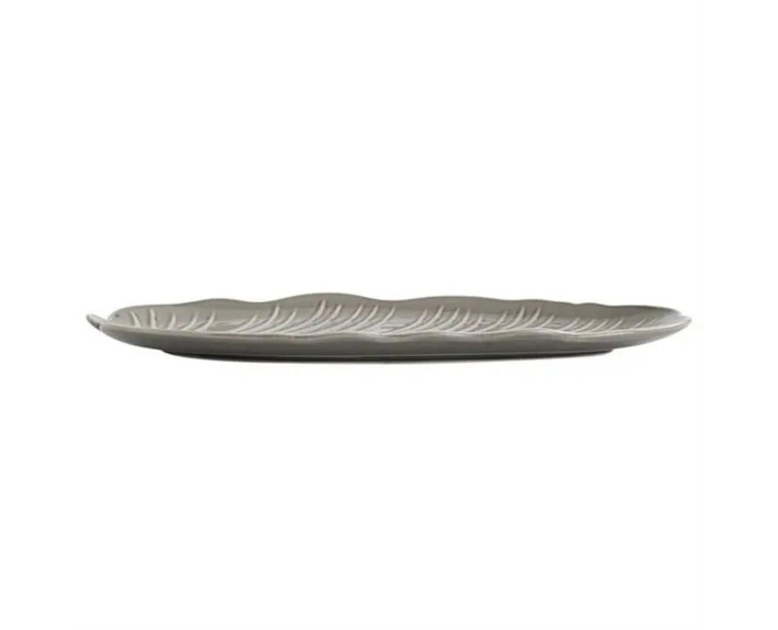 Блюдо LIMITED EDITION LEAF GREY / 30x16.8 см /овальное
