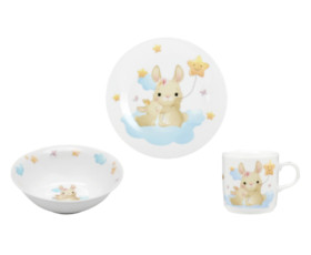 Набір посуду дит. LIMITED EDITION BUNNY /3 пр. короб