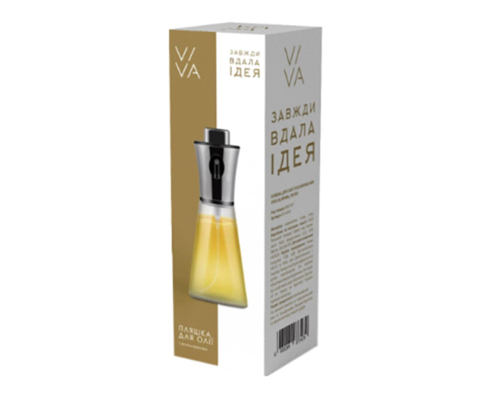 Пляшка д/олії VIVA OIL MINIM / 200 мл з розпилювачем в ас-ті