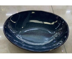 Салатник/Піала LED SHADE NAVY /овал.глибокий/22х18  см
