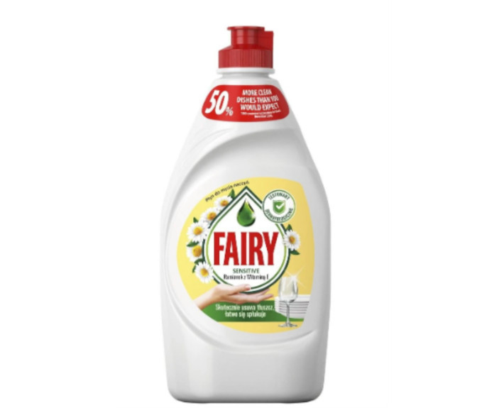 Засіб для миття посуду Сенсетив Ромашка та вітамін Е 450мл FAIRY