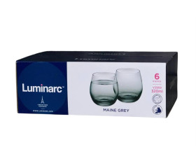 Стакан LUMINARC MAINE GREY /НАБІР/ 6X320 мл низьк.