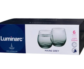 Стакан LUMINARC MAINE GREY /НАБІР/ 6X320 мл низьк.
