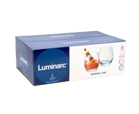 Склянка LUMINARC SERENA LINE /НАБІР/ 6X320 мл низьк.