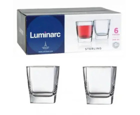 Склянка LUMINARC STERLING /НАБІР/6х300 мл низк.